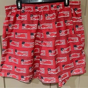 Columbia PFG Red Flag Pattern Swim Shorts